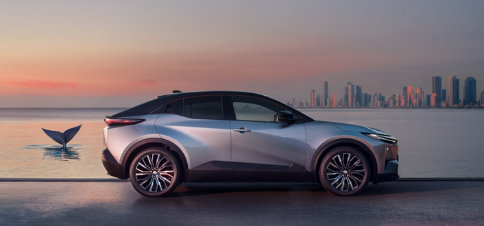 Der neue Toyota C-HR+.